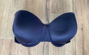 Vanity Fair Bra Strapless 36DD Black Multiway Lined